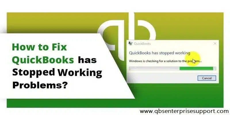 Mend QuickBooks has stopped working or not responding error - Featured Image