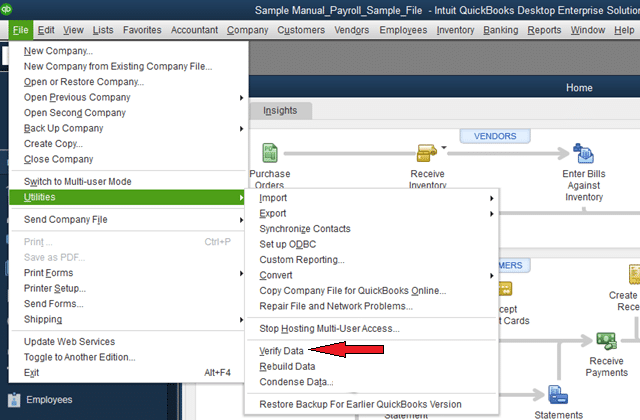 Verify hosting data - Screenshot