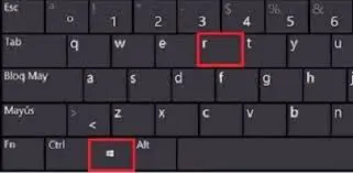 Windows + R Keys - Screenshot