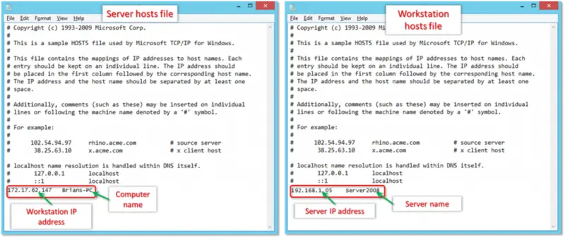 Edit windows host file- screenshot
