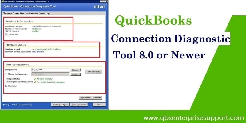 How to Use QuickBooks Connection Diagnostic Tool - Featured Image