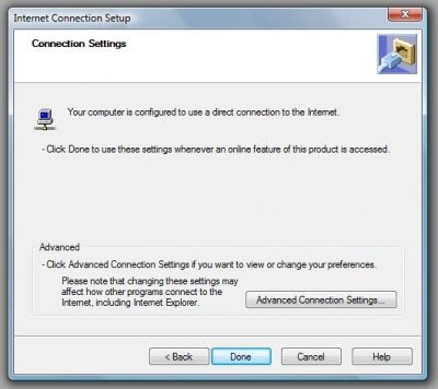 Internet connection setup 2-screenshot