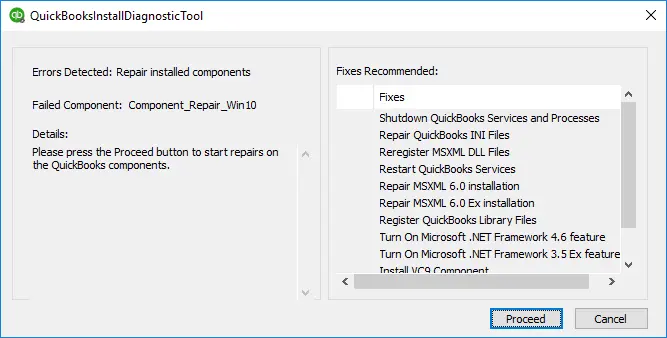 QuickBooks Install Diagnostic Tool -Screenshot