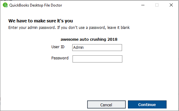 QuickBooks file doctor in tool hub - Screenshot Image 3