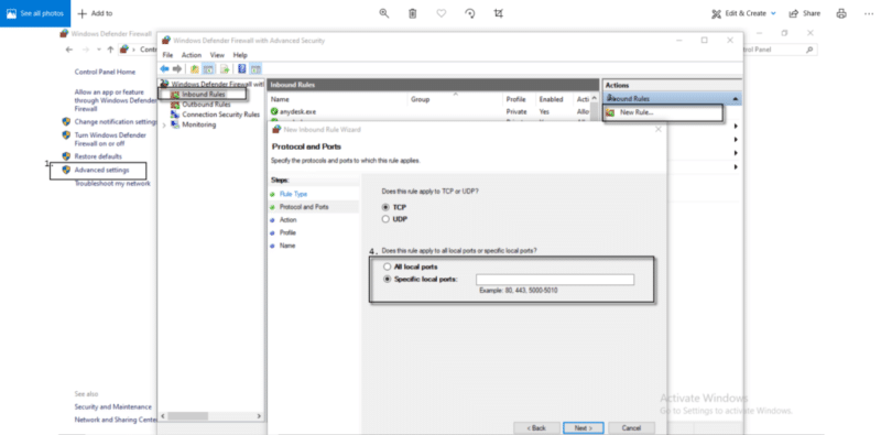 QuickBooks-Firewall-Port-Create-a-New-Rule-Screenshot