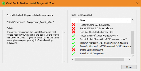 Reactivate MSXML-screenshot