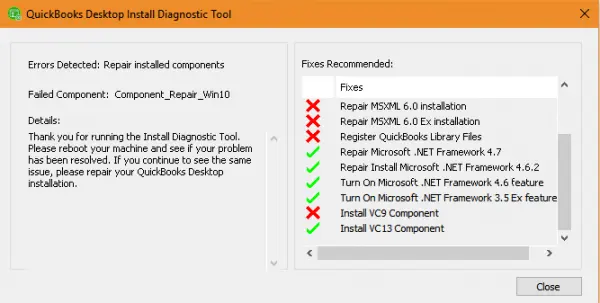 Reactivate MSXML-screenshot