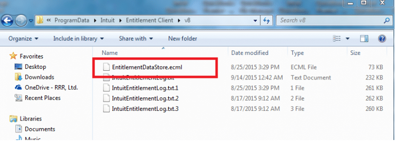 reset ecml file-screenshot