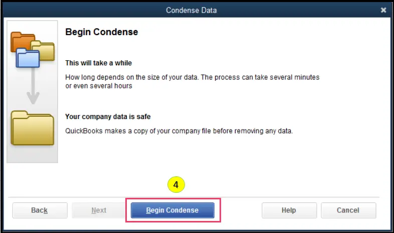 Begin Condense - Screenshot