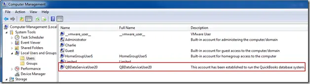 Confirming folder permissions - Screenshot