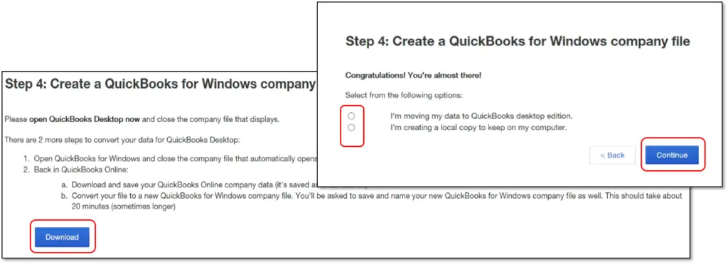 Convert QuickBooks online to desktop- screenshot 5