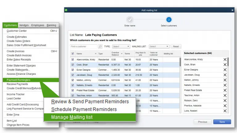 Get Customer payment reminders - Screenshot (one)