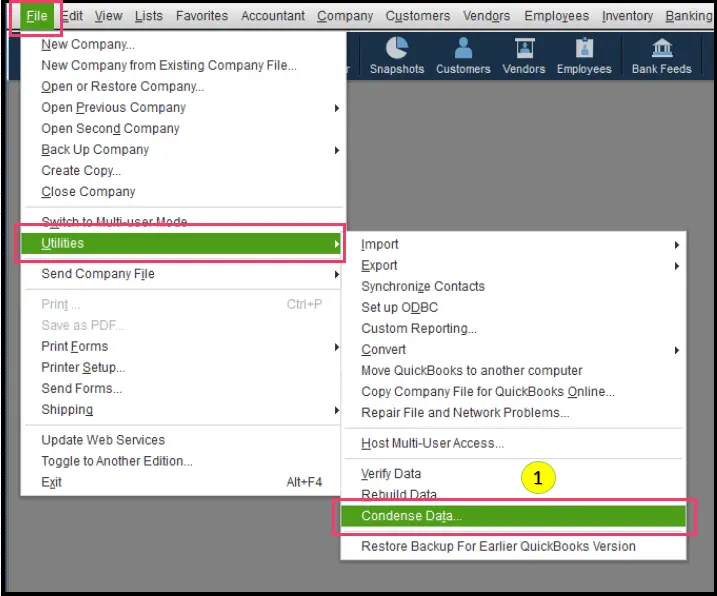 Spot for non-condensable transactions - Screenshot 1