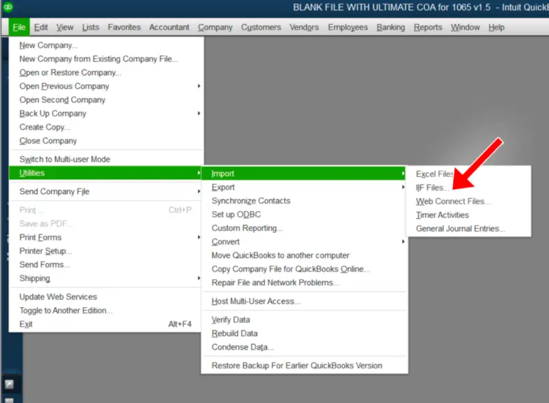 Exporting the file to excel - Screenshot