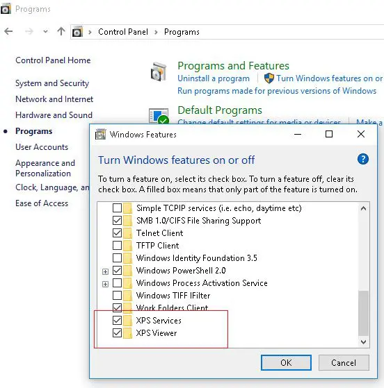 Reinstalling Microsoft XPS - Screenshot