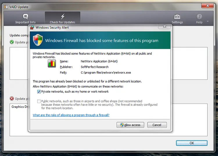 Third party firewall-screenshot