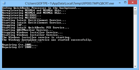 QuickBooks component repair tool-screenshot