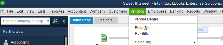 create all vendor balances - Screenshot