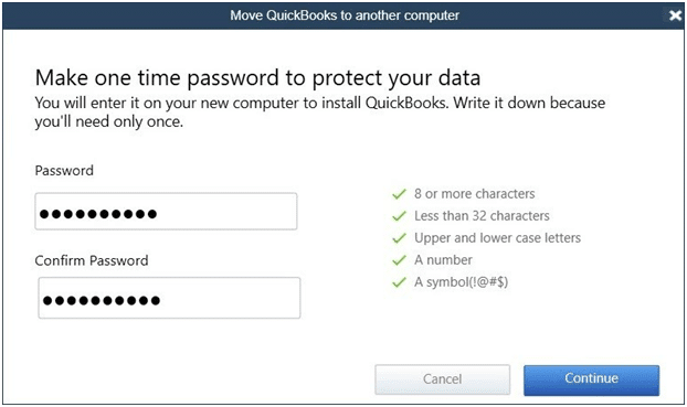 Move QuickBooks to another computer - Screenshot Image 4