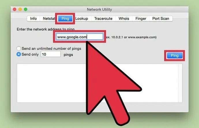 Verify bandwidth latency-screenshot