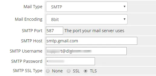 Making Port 587 open for Gmail and all other email services - Screenshot Image