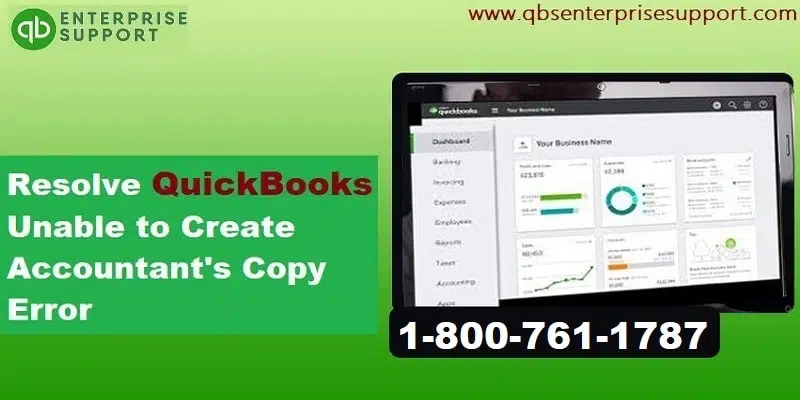 Solution of QuickBooks Unable to Create Accountants Copy Problem - Featured Image