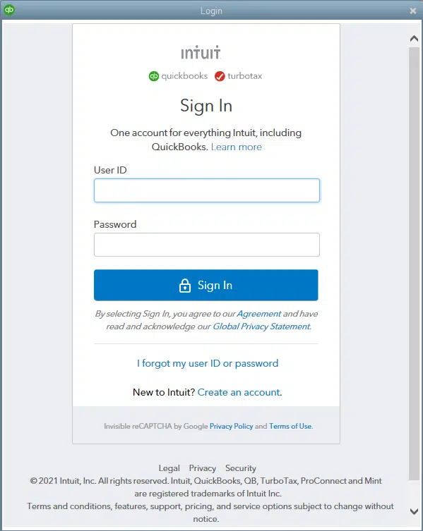 Intuit account - Image