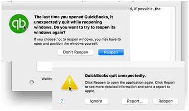 QuickBooks Keeps Crashing Issue - Screenshot Image