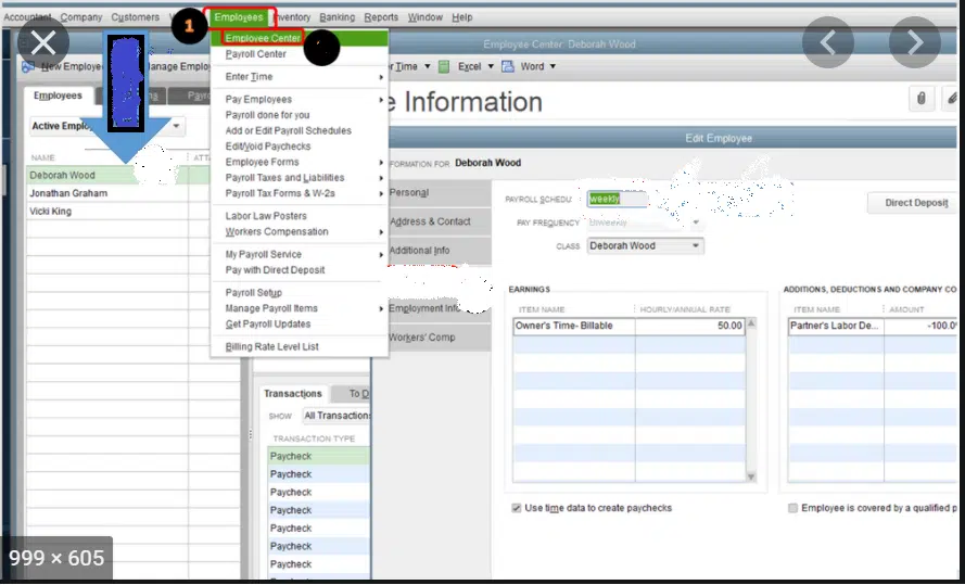 All Employees option - Image