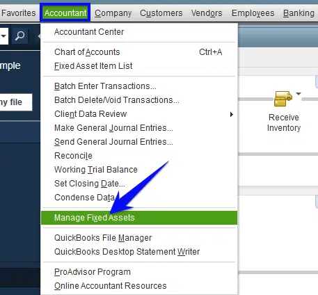 Manage fixed assets - Image