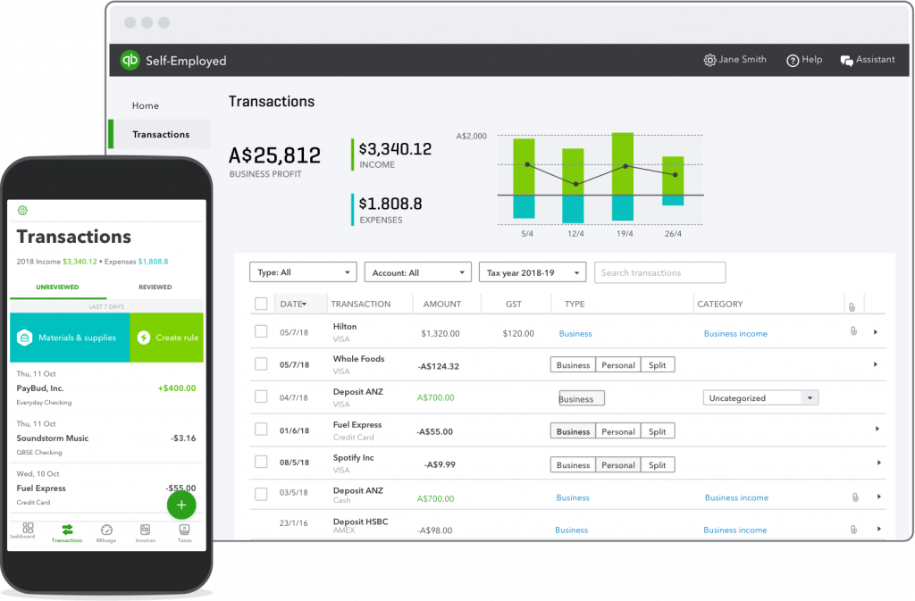 QuickBooks self employed - Image