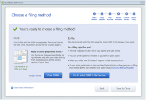 Selecting a filing method - Image