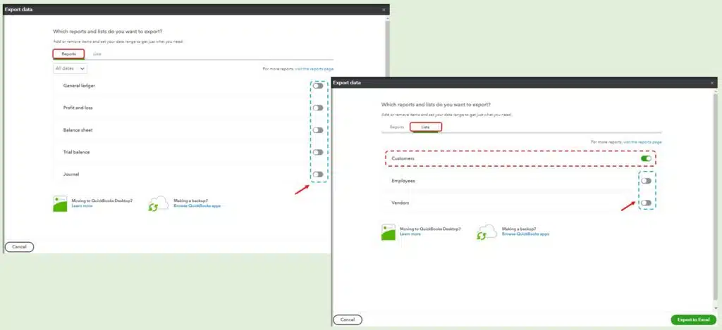 Export to excel - Image 1