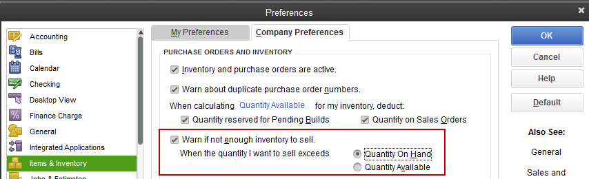 Quantity on Hand - Image