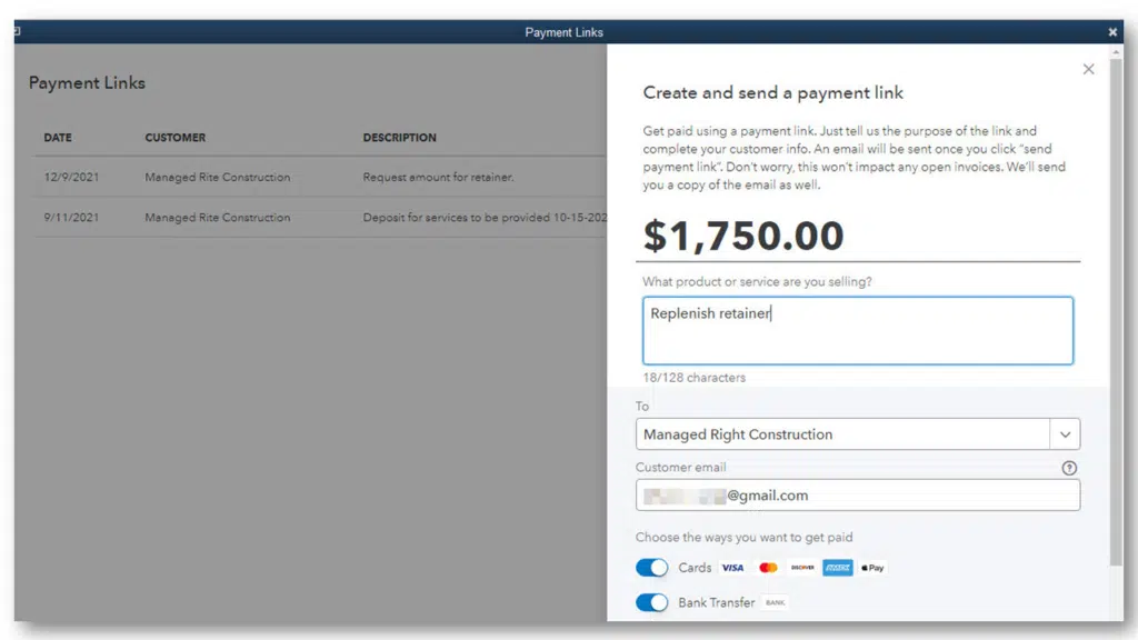Improved Payment links tracking - Image