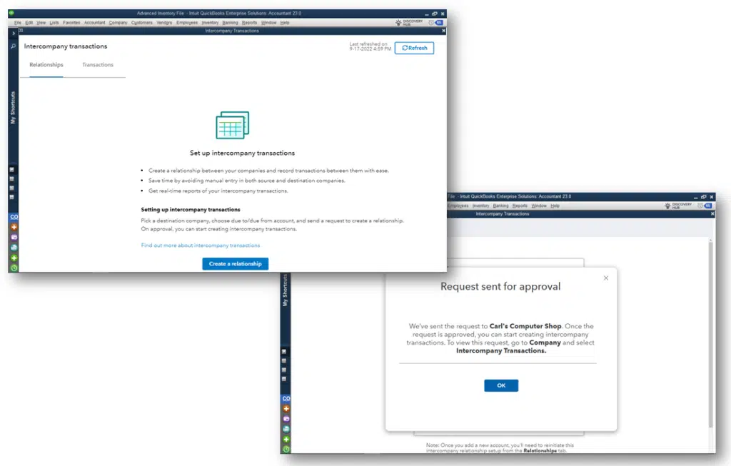 New Intercompany transactions - Image