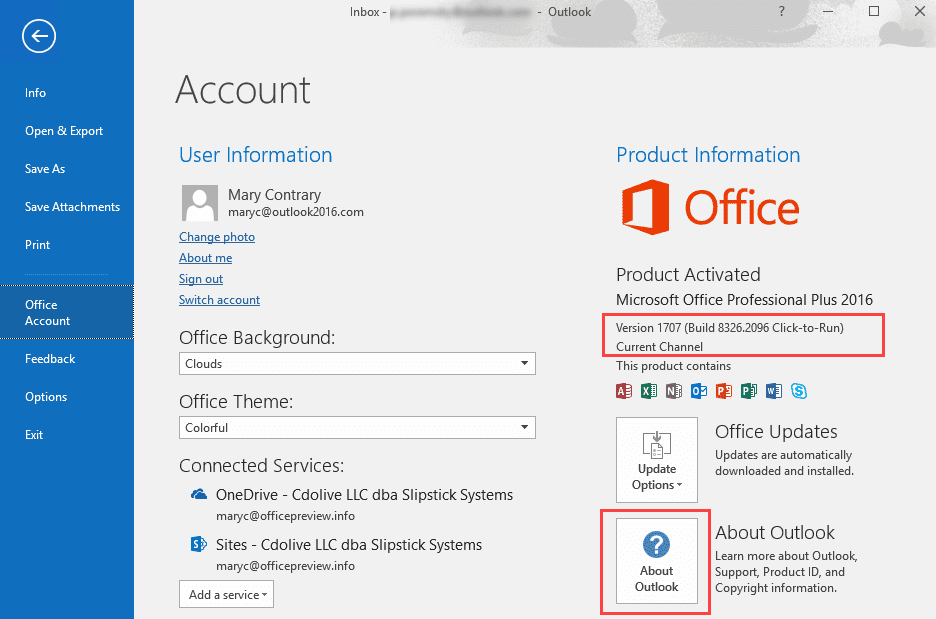 About Outlook - Image