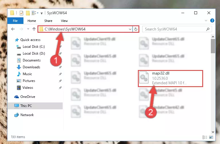 Repair the MAPI32.dll - Image