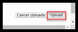 Uploading the file - Image 3