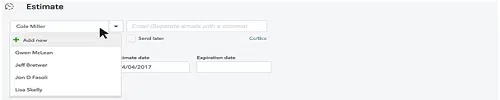 Add customer job