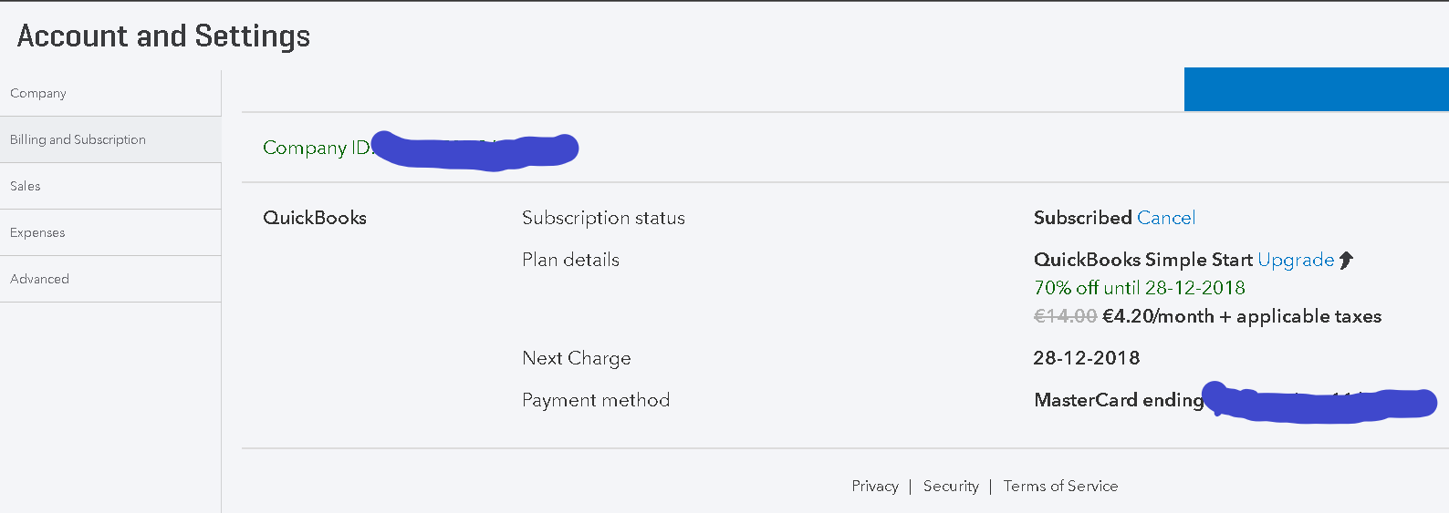 Billing and subscription - Image